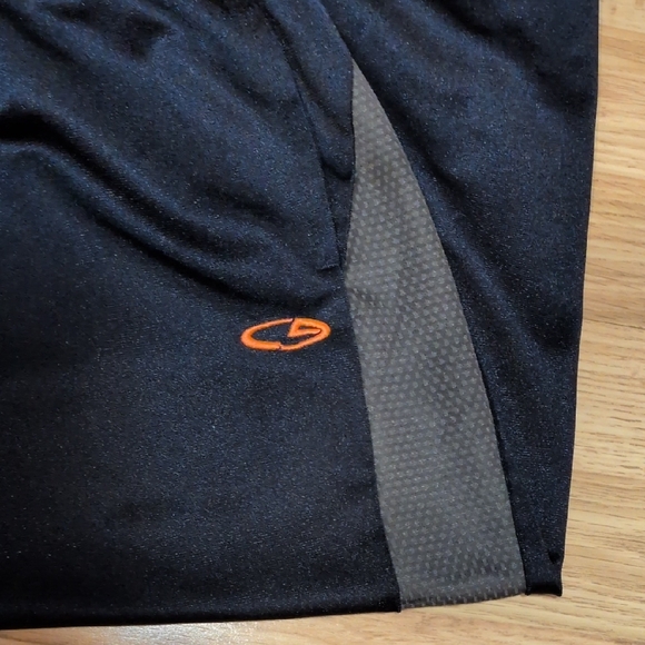 Champion Kids Black and Navy Athletic Pants Set W/ Orange Grey & Green Accents - Picture 7 of 11